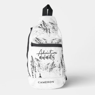 Bandolera La aventura de la naturaleza personalizada de las 