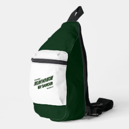 Bandolera La luz se convierte en mi salvador - verde