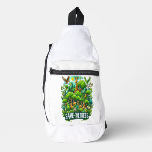 Bandolera La majestuosa jirafa en armonía forestal
