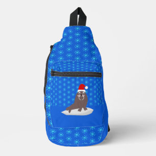 Bandolera La morada de los Navidades y los copos de nieve