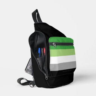 Bandolera La romántica bandera del orgullo de SlipperyJoe ob