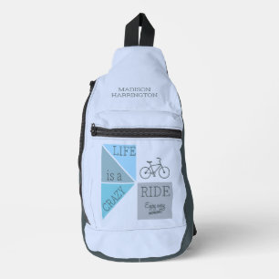 Bandolera La vida de nombre personalizado es un viaje loco