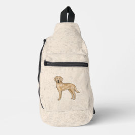 Bandolera Labrador Retriever Amarillo Perro de Lab Cómico Di