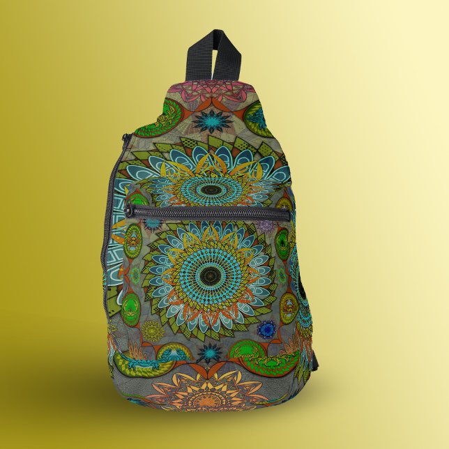 Bandolera Las leyes de Brachyura arte de mandala simbólica (Subido por el creador)
