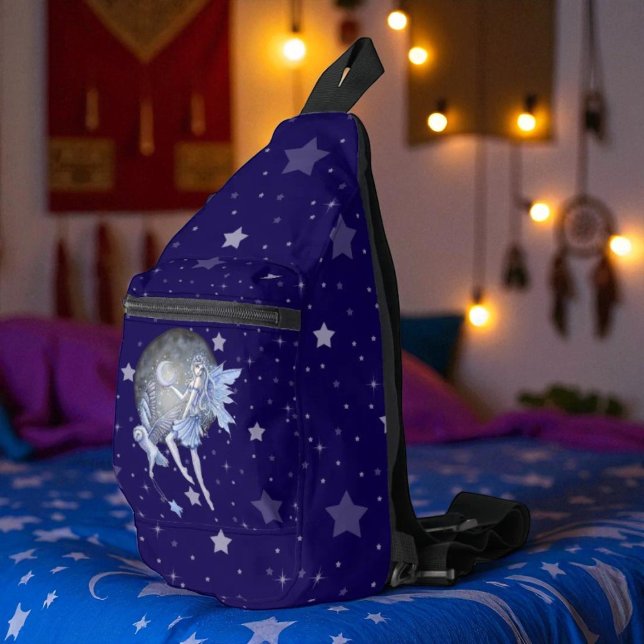 Bandolera Leche azul pálido y arte de fantasía estelar de bú (Subido por el creador)
