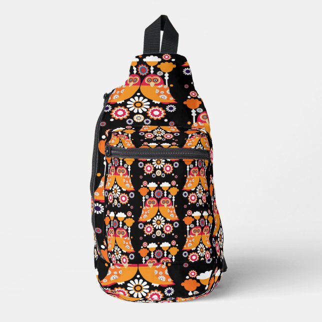Bandolera Lechuza de Arte Popular (Anverso)