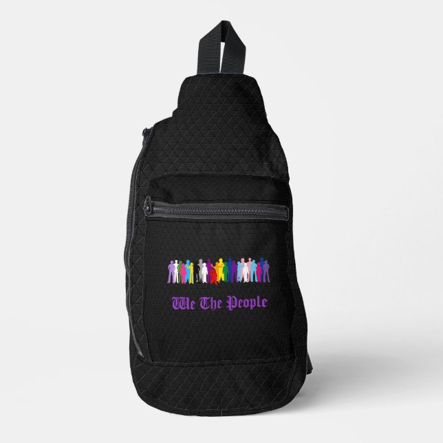 Bandolera LGBT We The People design (Anverso)