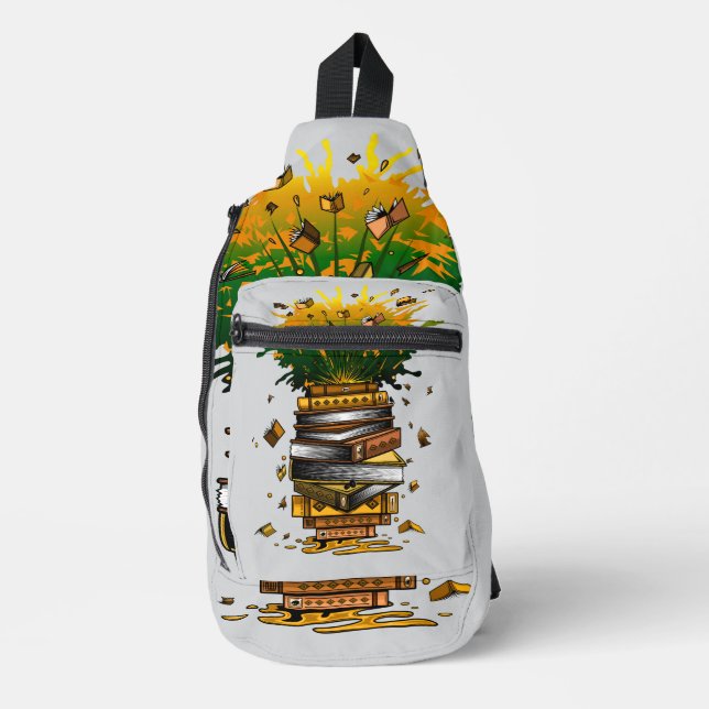 Bandolera Libros de piña (Anverso)
