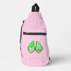 Bandolera Listo para pop Girl Pea Rosa