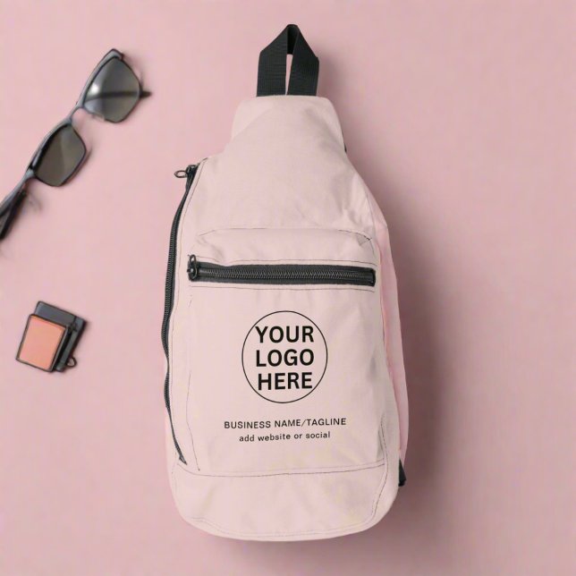 Bandolera Logotipo comercial promocional Rubor Pink limpio (Subido por el creador)