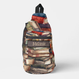 Bandolera Los amantes del libro Monogramado