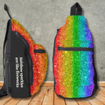 Los destellos del arcoiris son como fuegos artific
