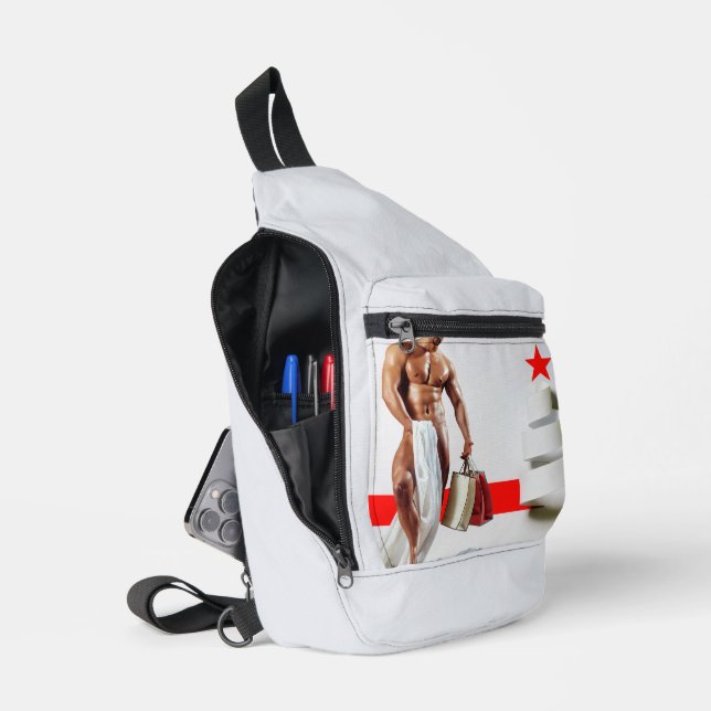 Bandolera Los Navidades de SlipperyJoe compran papel blanco  (Abierto)