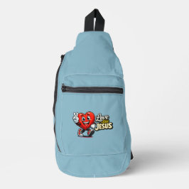 Bandolera Love like JESUS - Heart - Christian