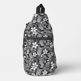 BANDOLERA LUAU TIKI PATTERN (CHARCOAL)