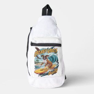 Bandolera Majestic Boxer Dog Surfing