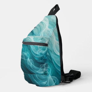 Bandolera Mar azul turquesa cielo remolino soñador