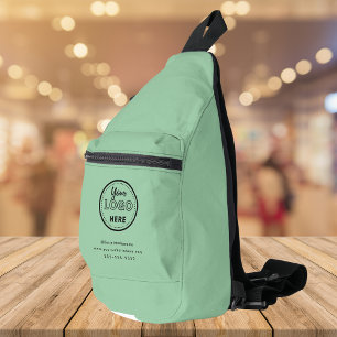 Bandolera Marca profesional Marca Minimalista Mint Green