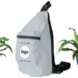 Bandolera Marca promocional de marca promocional de texto co<br><div class="desc">Agregue su propio logotipo y texto personalizado a este diseño. Eliminar texto superior o inferior si lo prefiere. Añade un nombre, eslogan de la empresa, número de teléfono o dirección del sitio web. Minimalista y profesional. Ideal para un producto promocional para sus empleados, personal, clientes y clientes. Ideal para ferias,...</div>