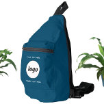 Bandolera Marca promocional de marca promocional de texto de<br><div class="desc">Agregue su propio logotipo y texto personalizado a este diseño. Eliminar texto superior o inferior si lo prefiere. Minimalista y profesional. Ideal para un producto promocional para sus empleados,  personal,  clientes y clientes. Ideal para ferias,  viajes,  eventos corporativos o deportivos y regalos. Para ver otras versiones,  vea la colección.</div>