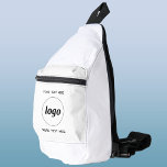 Bandolera Marca promocional de marca promocional de texto de<br><div class="desc">Agregue su propio logotipo y texto personalizado a este diseño. Eliminar texto superior o inferior si lo prefiere. Minimalista y profesional. Ideal para un producto promocional para sus empleados,  personal,  clientes y clientes. Ideal para ferias,  viajes,  eventos corporativos o deportivos y regalos. Para ver otras versiones,  vea la colección.</div>