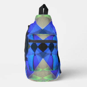 Bandolera Mariposa azul