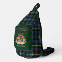 Mejor Papa Golf Lover Gag Plaid Tartan