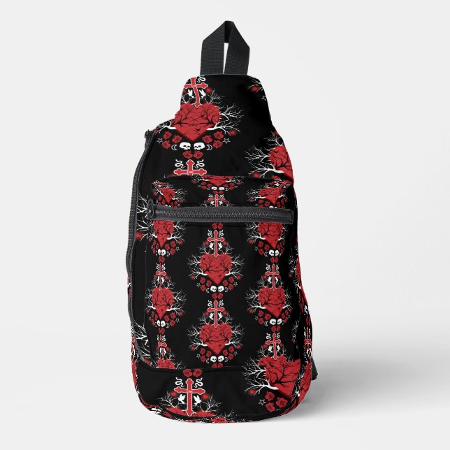 Bandolera Mejores accesorios para regalo gótico (Anverso)