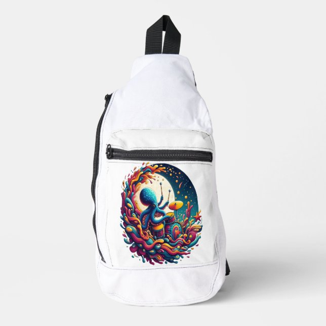 Bandolera Melodías iluminadas Octopus Drummer (Anverso)