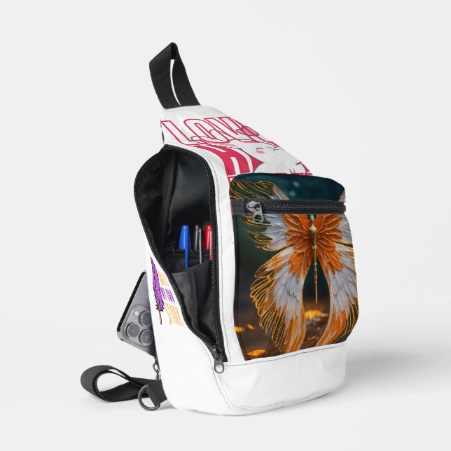 Bandolera #MexicanembroideryPrint Cut Sew Bag (Abierto)