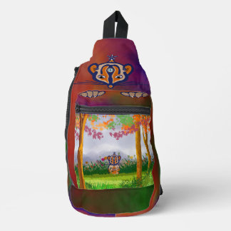 Bandolera Mice of the Forest Print Cut Sew Bag