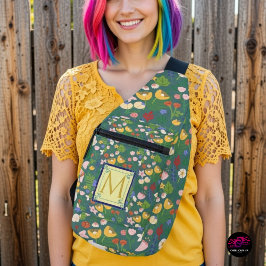 Bandolera Monograma botánico primavera