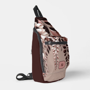 Bandolera Monograma Rosa de cacao Wisteria Armonía