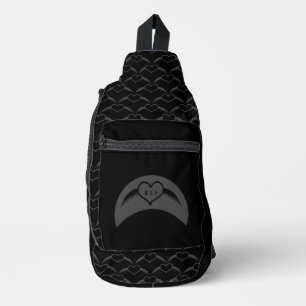 Bandolera Monogramado Boda gótico Personalizado del corazón