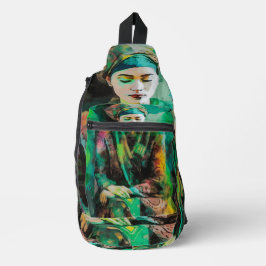 Bandolera Mujer en verde
