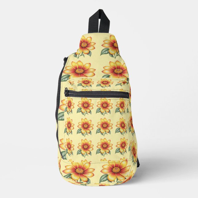 Bandolera Naranja Flowe (Anverso)