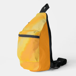 Bandolera Naranja soleado cítrico acuarela