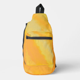 Bandolera Naranja soleado cítrico acuarela