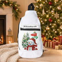 Navidad de hombre de nieve personalizado País de l