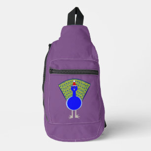 Bandolera Navidades divertidos Peacock