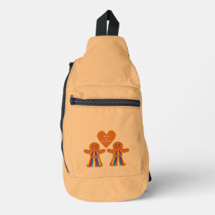 Bandolera Navidades lesbianas Gingerbread Pareja de Damas