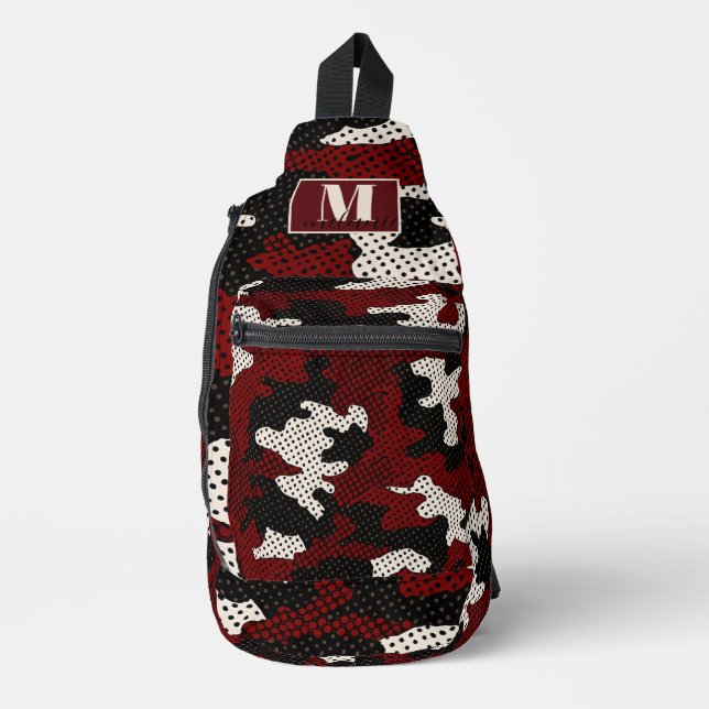 Bandolera Nebraska Scarlet & Cream Cornfield Camo  (Anverso)