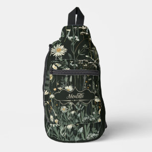 Bandolera Nicolette Dark Daisy Floral