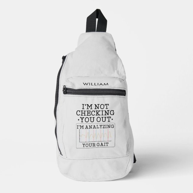 Bandolera No le echa un vistazo al Personalizado fisioterape (Anverso)