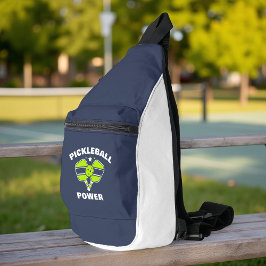 Bandolera Nombre del equipo de Pickleball personalizado