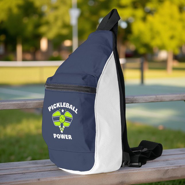 Bandolera Nombre del equipo de Pickleball personalizado (Subido por el creador)