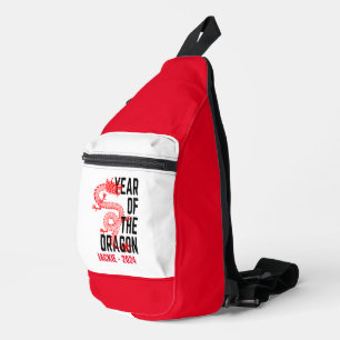 Bandolera Nombre Personalizado Año del Dragón Año de Nacimie