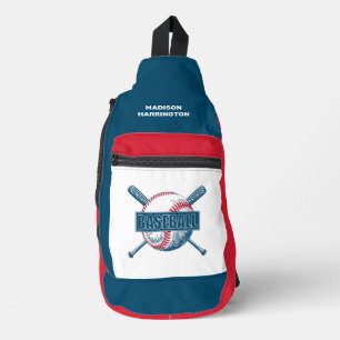Bandolera Nombre personalizado Béisbol