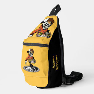 Bandolera Nombre personalizado de Zombie Skater