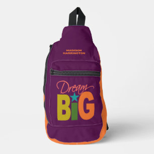 Bandolera Nombre personalizado Dream BIG